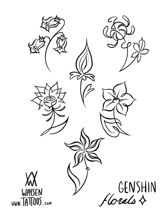 Genshin Florals
